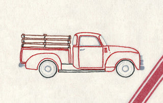Retro Red Truck #4041 by Aunt Martha's® *Special Edition*