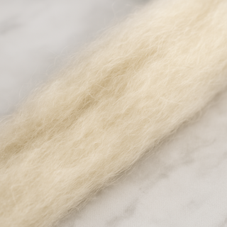 Merino Wool Carded Sliver | 19 Micron Undyed Wool