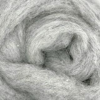 Grey Spectrum Carded Corriedale Wool Sliver Variety Pack