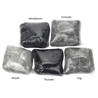 Grey Spectrum Carded Corriedale Wool Sliver Variety Pack