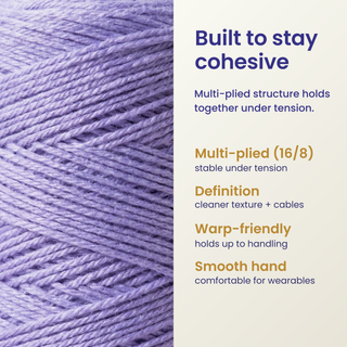 Revolution Fibers Heritage Yarn Worsted 1 lb Weaving Cones | 80% Superwash Merino Wool and 20% Nylon Blend