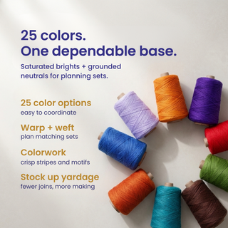 Revolution Fibers Heritage Yarn Worsted 1 lb Weaving Cones | 80% Superwash Merino Wool and 20% Nylon Blend