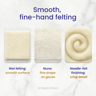 Superfine Merino Wool | 18.5 Micron Combed Top