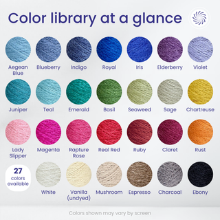 Revolution Fibers Zephira Wool-Silk 1lb Cones | 2/18 Lace Weight Yarn | 50% Superfine Merino Wool & 50% Tussah Silk