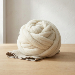 Undyed Cheviot Combed Wool Top
