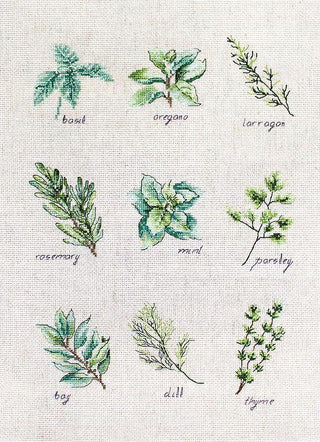 Spices and herbs B2346L Counted Cross-Stitch Kit