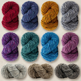 Premium Super Bulky (Chunky) Weight Multicolored Merino Yarn