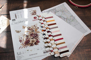 Thre Birds-Autumn B2419L Counted Cross-Stitch Kit