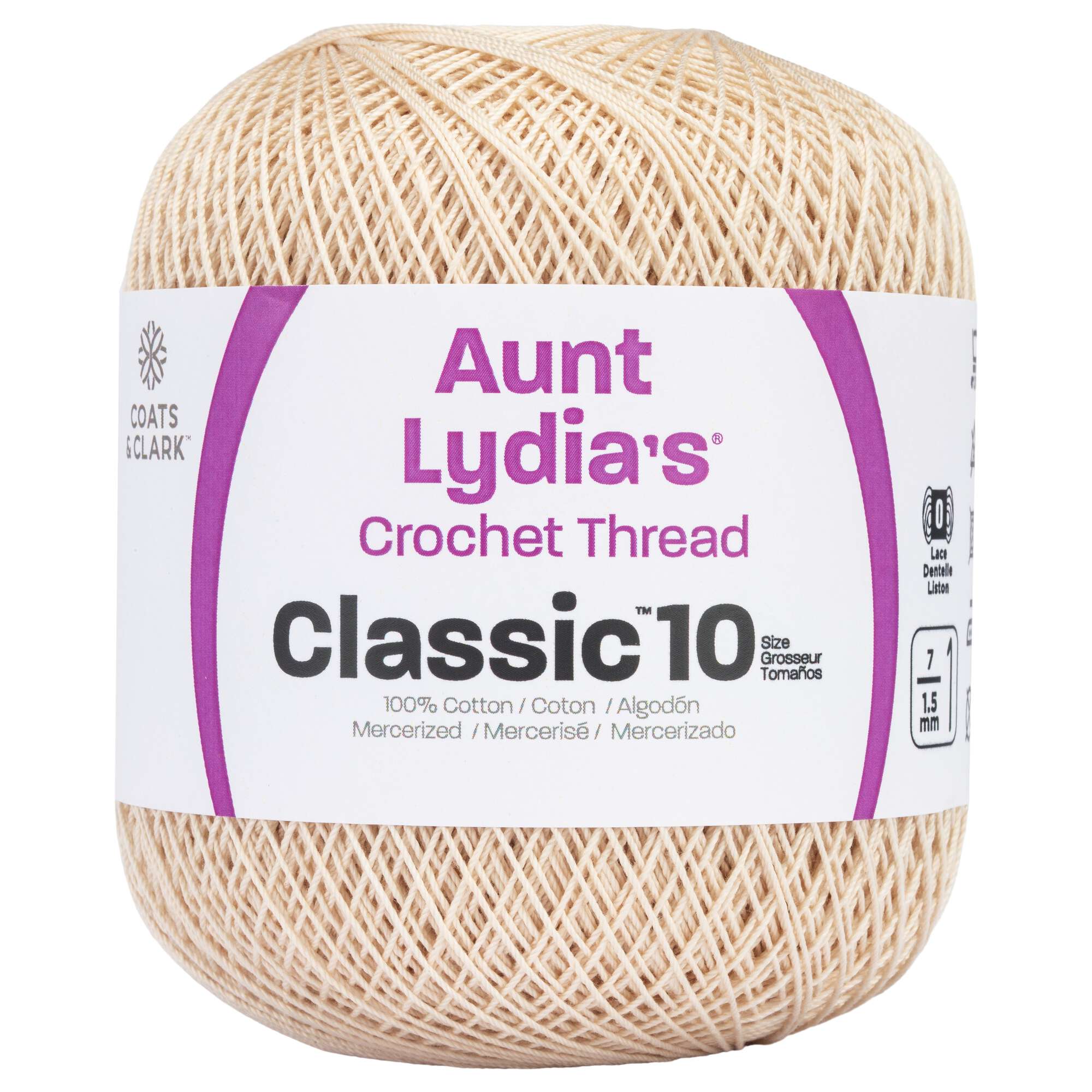 Aunt Lydia's Classic Crochet Thread Size 10 - Frosty Green