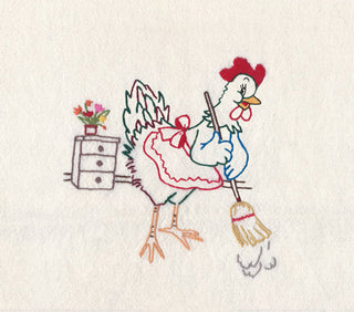 Aunt Martha’s 3753 Barnyard Happenings vintage embroidery transfer pattern with days of the week farm animal designs on an 18x24 iron-on sheet