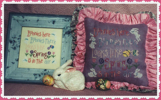 Bunnies Here? Bunnies There Cross Stitch Pattern by Waxing Moon Designs