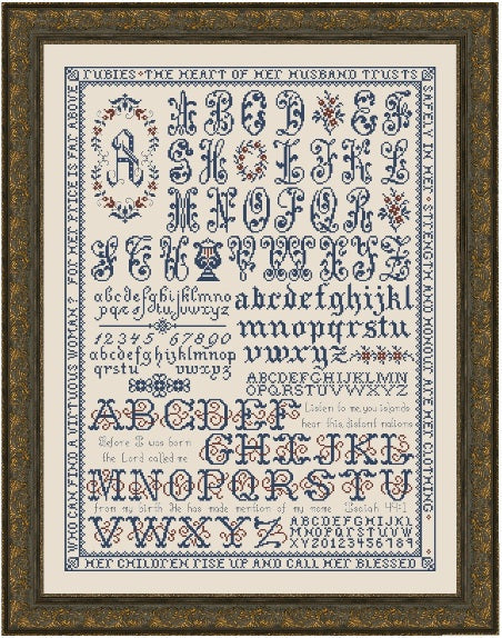 Namesake Sampler Cross Stitch Pattern by My Big Toe Designs – Crossed ...