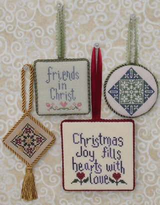 Christmas Pinkies II Cross Stitch Pattern by My Big Toe Designs - Premium Pattern, Cross Stitch from My Big Toe Designs™ - Just $8! Shop now at Crossed Hearts Needlework & Design