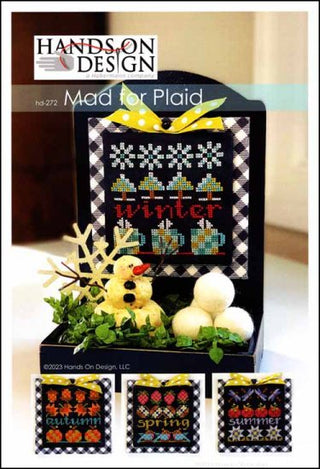 Mad for Plaid Cross Stitch Pattern by Hand On Design - Premium Pattern, Cross Stitch from Hands On Design - Just $14! Shop now at Crossed Hearts Needlework & Design
