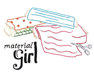 Stitcher’s Revolution SR12 Sew Crafty iron-on embroidery transfer pattern featuring sewing and crafting themed designs