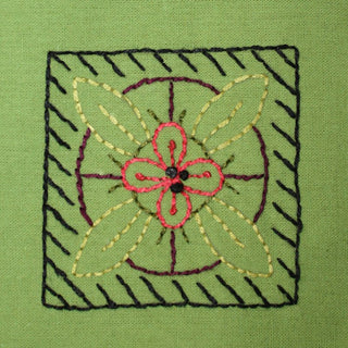 Add elegant stitched details to home linens with SR19 Modern Linens by Stitcher’s Revolution®. Iron-on embroidery transfers with florals, borders, and DMC® color guide.