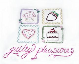 Stitch sweet kitchen designs with SR20 Sweet Treats by Stitcher’s Revolution®. Iron-on embroidery transfers featuring desserts, sayings, and DMC® color guide.
