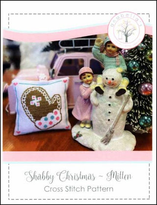 Shabby Christmas Mitten Cross Stitch Pattern by Anabella's - Premium Pattern, Cross Stitch from Anabella's - Just $6! Shop now at Crossed Hearts Needlework & Design