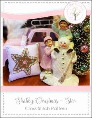 Shabby Christmas Star Cross Stitch Pattern by Anabella's - Premium Pattern, Cross Stitch from Anabella's - Just $6! Shop now at Crossed Hearts Needlework & Design