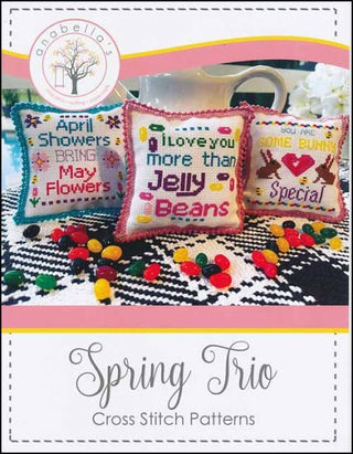 Spring Trio Cross Stitch Pattern by Anabella's - Premium Pattern, Cross Stitch from Anabella's - Just $10! Shop now at Crossed Hearts Needlework & Design