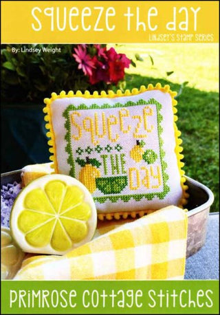 Squeeze the Day Cross Stitch Pattern by Primrose Cottage Stitches - Premium Pattern, Cross Stitch from Primrose Cottage Stitches - Just $6! Shop now at Crossed Hearts Needlework & Design