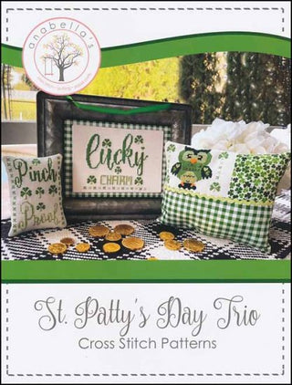 St. Patty's Day Trio Cross Stitch Pattern by Anabella's - Premium Pattern, Cross Stitch from Anabella's - Just $10! Shop now at Crossed Hearts Needlework & Design