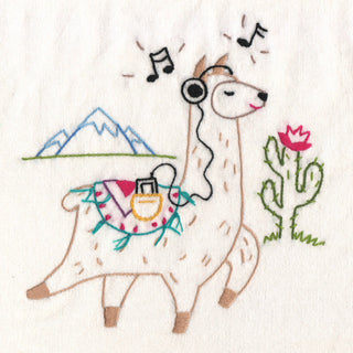 Llama Drama Iron-on Embroidery Pattern SR31 by Stitcher's Revolution® - Premium Needlecraft Patterns from Stitcher's Revolution® - Just $4.25! Shop now at Crossed Hearts Needlework & Design