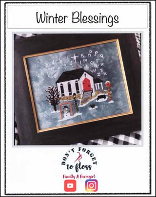 Winter Blessings Cross Stitch Pattern by Finally A Farmgirl - Premium Pattern, Cross Stitch from Finally A Farmgirl - Just $10! Shop now at Crossed Hearts Needlework & Design