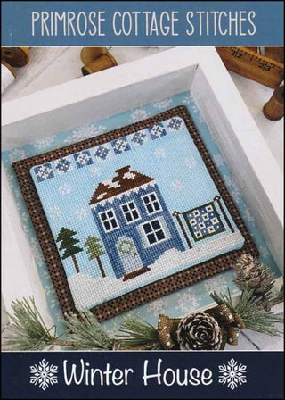 Winter House Cross Stitch Pattern by Primrose Cottage Stitches