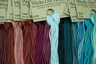 Weeks Dye Works™ Six-Strand Embroidery Floss 2300s - Crossed Hearts Needlework & Design